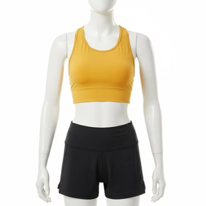 Top de Yoga de Secado Rápido, Spandex, Poliéster, Transpirable, Elástico, Ropa Deportiva para Mujer, Entrenamiento en Gimnasio - Product Image 4