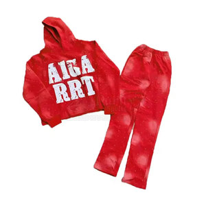 Latest Design <b>Distressed</b> Embroidery Tracksuit Comfortable Fit <b>Top</b> Selling <b>Distressed</b> Embroidery Tracksuit - Product Image 6