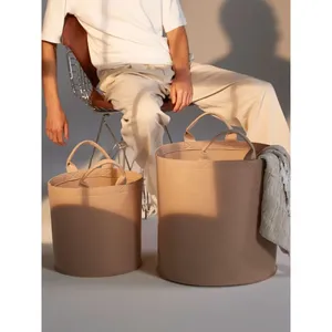 Custom Felt Trug Basket for Merchandising Premium Fabric <b>Bin</b> - Product Image 4