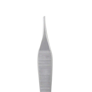 Pince à pansement droite et incurvée en acier inoxydable de haute qualité Instruments médicaux chirurgicaux Utilisation hospitalière de classe II - Product Image 5