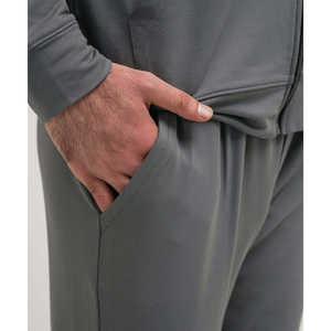 Conjunto de Sudadera con Capucha Modal para Hombre, Invierno, Suave, 95% Modal, 5% Elastano, Color Carbón/Colores - Product Image 1