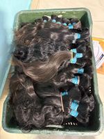 Extensions de cheveux indiens vierges Remy naturels non transformés à 100% tissage doux meilleure qualité sans enchevêtrement sans perte de cheveux