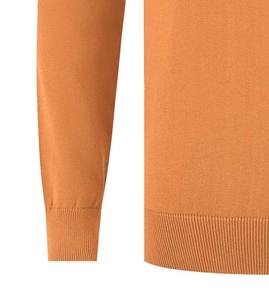 Jersey de algodón de alta calidad para hombre, suéteres personalizados con bordado estampado para hombre, cuello alto, transpirable, suéter de manga larga para hombre - Product Image 3