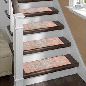 Alfombra Moderna Estampada: Tonos Suaves, Fácil de Limpiar, Tapetes Antideslizantes para Escaleras, Goblen - Product Image 1