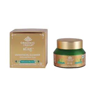 100% Pure Ayurveda Organic Ubtan Facial Cleanser Amla and Aloe Vera 25gm