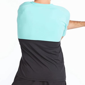 Camiseta holgada deportiva para entrenamiento al aire libre, gimnasio, correr, secado rápido, transpirable, camiseta de manga corta para hombres, secado rápido, transpirable - Product Image 2