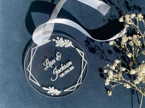 Alfombrillas y almohadillas acrílicas transparentes de diseño simple, posavasos de forma redonda más vendidos, ideales para comedor y uso doméstico - Product Image 3