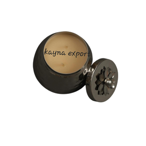 Belle bougeoir votif en métal plaqué or rose bougeoir votif en cuivre pour la décoration intérieure de Pâques - Product Image 5