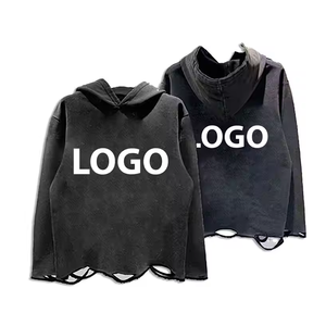 Sweats à capuche et sweat-shirts pour hommes à demi-fermeture éclair de haute qualité du Pakistan Offre Spéciale de conception respirante en détresse pour l'hiver - Product Image 3