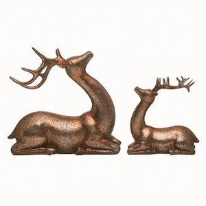 Aluminum Reindeer High Quality <b>Table</b> <b>Top</b> Christmas Artware Home <b>Decor</b> <b>Top</b> Seller Nickel Finish - Product Image 2