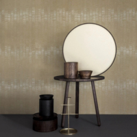 Papier peint ignifuge et anti-fumée à texture tissu pour hôtels, maisons et lieux de divertissement avec design graphique