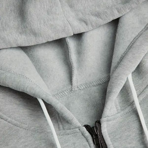 Survêtement zippé pour homme, service OEM, produit phare de l'hiver, nouveau produit tendance, respirant, logo imprimé, lavage à l'acide, décontracté, uni - Product Image 4