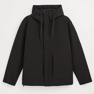 Veste coupe-vent à capuche légère et imperméable pour hommes, veste coupe-vent respirante en polyester pour la pêche, la randonnée pour hommes - Product Image 5