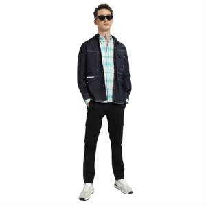 Chemise à carreaux 100% coton de qualité supérieure pour homme, boutonnée moderne avec un motif à carreaux intemporel, idéale pour le bureau, décontractée - Product Image 4