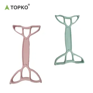 TOPKO Corde élastique de haute qualité Corde résistante multifonctionnelle pour la musculation des jambes et des bras Tension de la pédale élastique