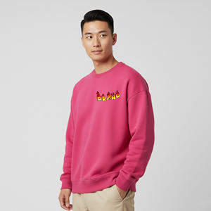 Sudaderas Bordadas Transpirables de Color Sólido Extra Grandes para Hombre, Diseño Nuevo, Venta al por Mayor, Ropa Casual de Invierno Personalizada - Product Image 1