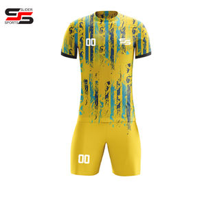 เครื่องแบบฟุตบอลพร้อมเทคโนโลยีแห้งเร็วและการป้องกันการหดตัวสำหรับทีม2025ออกแบบล่าสุดในราคาที่ถูก - Product Image 5