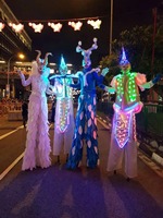 Costumes LED Lumineux pour Hommes Adultes : Tenues Robotiques pour la Danse, les Fêtes, les Boîtes de Nuit et les Performances Scéniques DJ