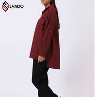 Blusas y Camisas de Invierno para Mujer, Tallas Grandes, Delgadas, Transpirables, de Manga Larga, con Estampado de Plumas, 100% Lino
