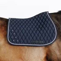 Tapis de selle équestre de haute qualité en cuir doublé de polaire, doux, pour le dressage et le saut d'obstacles, pour l'équitation