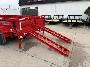 Remolque de Volteo Red Horizon LZ7 HZ7, Equipo de Servicio Pesado, Estructura de Viga de 8 Pulgadas, Pisos de Acero de Calibre 9, Galvanizado en Caliente - Product Image 2