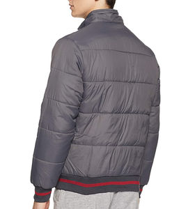 Veste longue matelassée pour hommes avec capuche Tissu à bulles chaud pour l'hiver Logo personnalisé disponible en différentes couleurs - Product Image 5