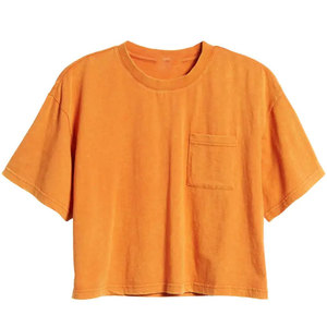 Women Fashion <b>Crop</b> <b>Top</b> T Shirts Comfortable Fit Lightweight Material Ideal For Gym Workout And Casual Wear Style - Product Image 1