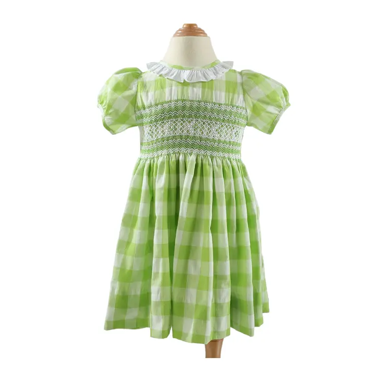 2023 Good Price Girl Clothing Hand Smocked For Baby Girl Quality Product Short Sleeve ODM From Vietnam Manufacturer