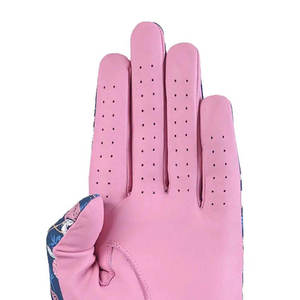 Gants de golf personnalisés pour hommes, main gauche, cuir véritable, poignées respirantes, bracelet réglable, antidérapant, équipement de protection - Product Image 6