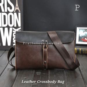 Sac à bandoulière en cuir résistant à l'eau de style japonais Finition de protection tout temps Matériaux durables Conceptions fonctionnelles fiables - Product Image 5