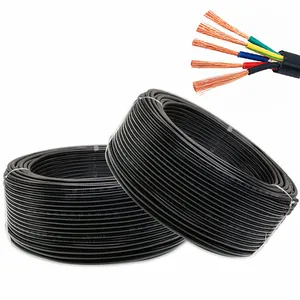 Venta caliente Nueva calidad 3 Core multi Cable 0,75mm 1,5mm 2,5mm 4mm RVV Cable Cables eléctricos Cable de cobre flexible