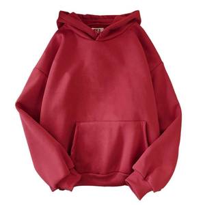 Sudaderas con capucha lisas de lana de otoño para mujer, sudaderas holgadas de manga larga de gran tamaño, sudaderas con capucha estampadas informales de moda personalizadas - Product Image 4