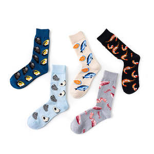 Patrones de impresión personalizados Calcetines de equipo Calcetines de algodón para hombres Mujeres Multi Color Casual Todos los días Vietnam ODM Venta al por mayor JZVINA Fábrica - Product Image 2