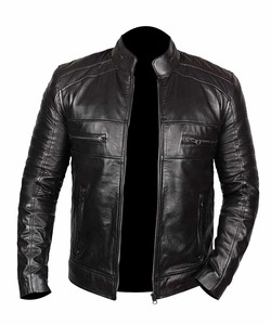 Veste en cuir la plus populaire pour hommes, qualité personnalisée, fabriquée au Pakistan, vestes en cuir de moto de qualité supérieure - Product Image 4