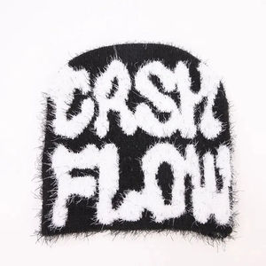 Gorro holgado de acrílico con puños de punto personalizado, ropa de calle, gorros con logotipo de etiqueta tejida privada, gorros de calavera de pescador, gorro de invierno - Product Image 6