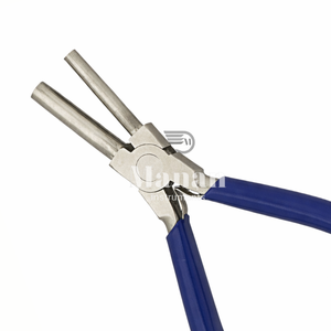 MANAN INSTRUMENTS Alicates de Alta Calidad de 6 Pulgadas para Hacer Bails, Fabricación de Joyas, Mordazas Cilíndricas Dobles de 3mm y 5mm, Acero Inoxidable, Empuñadura de PVC - Product Image 2