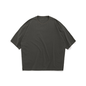 เสื้อทีเชิ้ตสำหรับผู้ชายเสื้อยืดสตรีทแวร์ผ้าฝ้ายบ็อกซี่250 GSM - Product Image 1