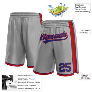 Pantalones cortos de baloncesto ajustados sueltos personalizados de verano para gimnasio atlético con nombre de escuela personalizado pantalones cortos de baloncesto bordados para hombres - Product Image 2