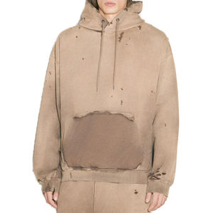 Sweat à capuche en coton éponge vintage pour homme, sur mesure, avec effet délavé au soleil, sweat à capuche vintage délavé au soleil pour homme - Product Image 1