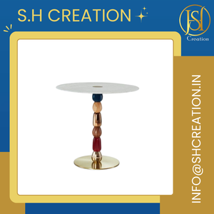 Mesa de centro de metal redonda moderna diseñada por exportadores indios para la sala de estar del hogar a la venta a precios bajos - Product Image 3