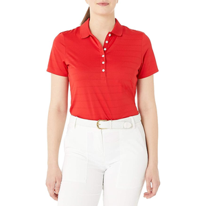 Estilo con patrón sólido Camiseta de polo de golf de alta calidad para mujer Camiseta de algodón transpirable personalizada de talla grande para mujer Polo - Product Image 1