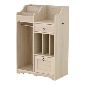 ตู้ข้างไม้ MDF สีขาวสไตล์โมเดิร์นหรูหรา พร้อมกระจก เหมาะสำหรับใช้ในห้องนั่งเล่น ห้องครัว ห้องรับประทานอาหาร โรงแรม และอพาร์ตเมนต์ - Product Image 6