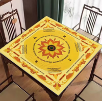 Tapis de protection en diatomite résistant à l'usure pour Mahjong, tapis de jeu de table robuste et résistant aux taches, vente en gros, pour cartes de poker, style minimaliste américain
