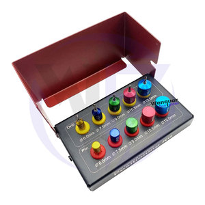 Kit de 10 Guías de Perforación de Titanio para Posicionamiento Preciso de Fresas y Control de Profundidad en Cirugía Dental Guiada Manual - Product Image 3