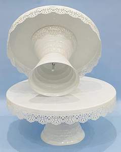 Support à gâteau en métal élégant et écologique pour la réception à domicile, pour une présentation de desserts élégante, améliore l'accueil chaleureux, prix de gros - Product Image 3