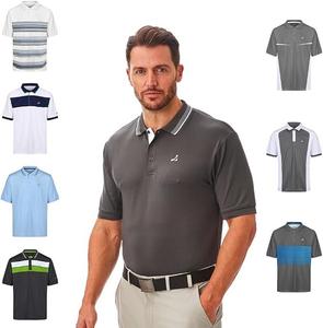 Polo de corte clásico para hombre, cuello acanalado, puños, manga corta, personalizable, de talla grande, polos clásicos de punto sólido para hombre - Product Image 6