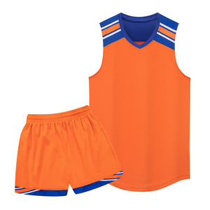 Uniforme de basket-ball pour jeunes personnalisable OEM maillot réversible uniformes en maille à sublimation à rayures personnalisées vêtements de sport grande taille - Product Image 3