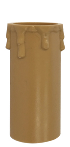 Copricandela beige con dettaglio a goccia, 86 mm, per portalampade E27 (Solera 855C) - Product Image 1