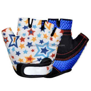 Guantes de Ciclismo de medio dedo para niños de neopreno de alta calidad al por mayor de fábrica, equipo deportivo antideslizante transpirable personalizado para exteriores - Product Image 5