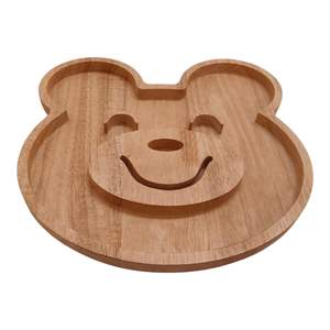 Plateau de service en bois motif ours en peluche très demandé, écologique, décoratif, polyvalent, idéal pour les cadeaux et la présentation des aliments, disponible à la vente - Product Image 5